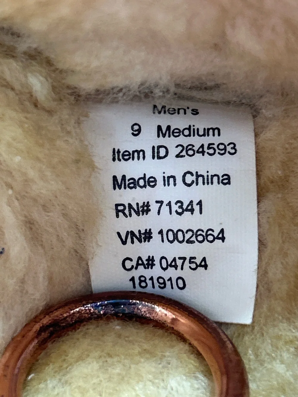 LL BEAN Wicked Good Moccasin Slippers 9M Indoor Outdoor Shearling Brown Suede